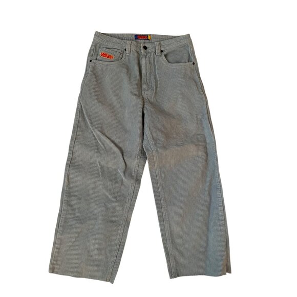 Empyre Blue Corduroy Pants Men's Size 30 Baggy Streetwear Y2K - Picture 1 of 8